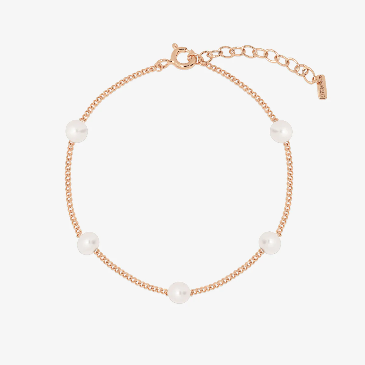 Five pearl relayed bracelet - Image 6