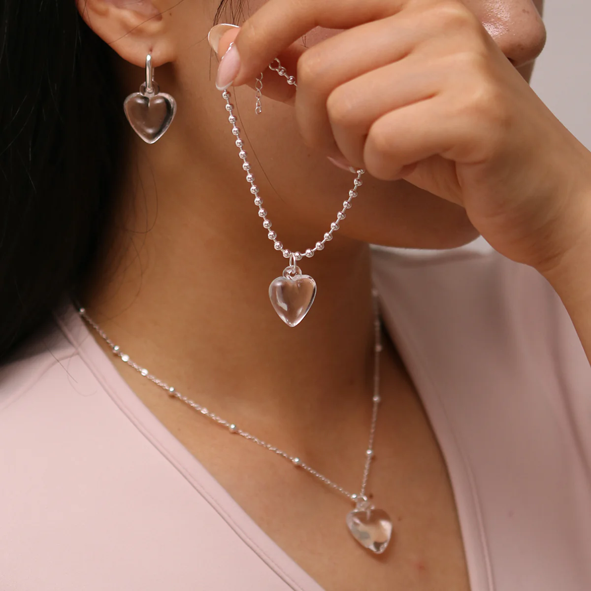 Heart Pendant Bracelet - Image 4