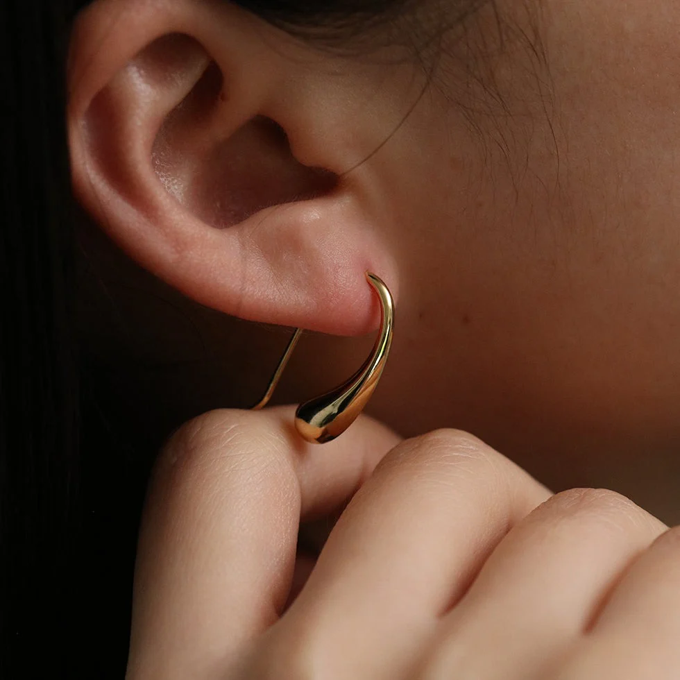Tear drop earrings - Image 4