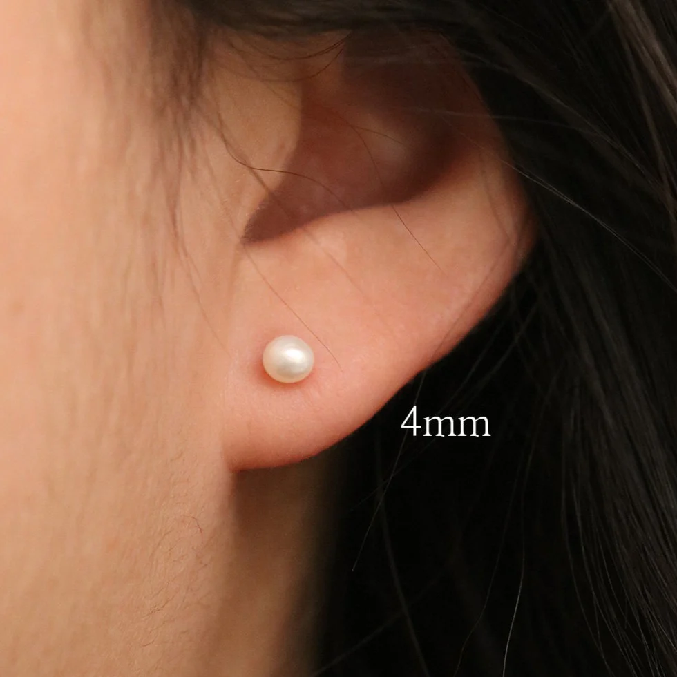 Fresh water pearl earrings (3 sizes) - Image 5