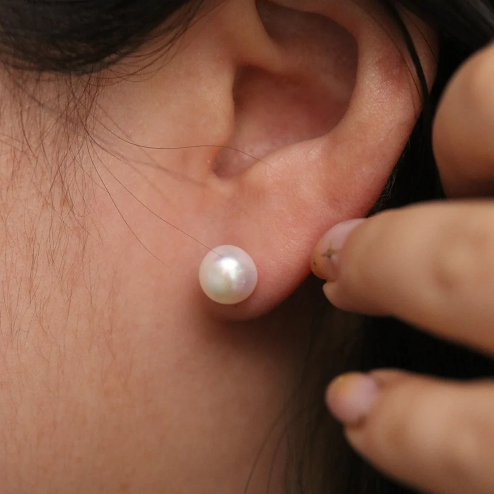 Fresh water pearl earrings (3 sizes) - Image 8