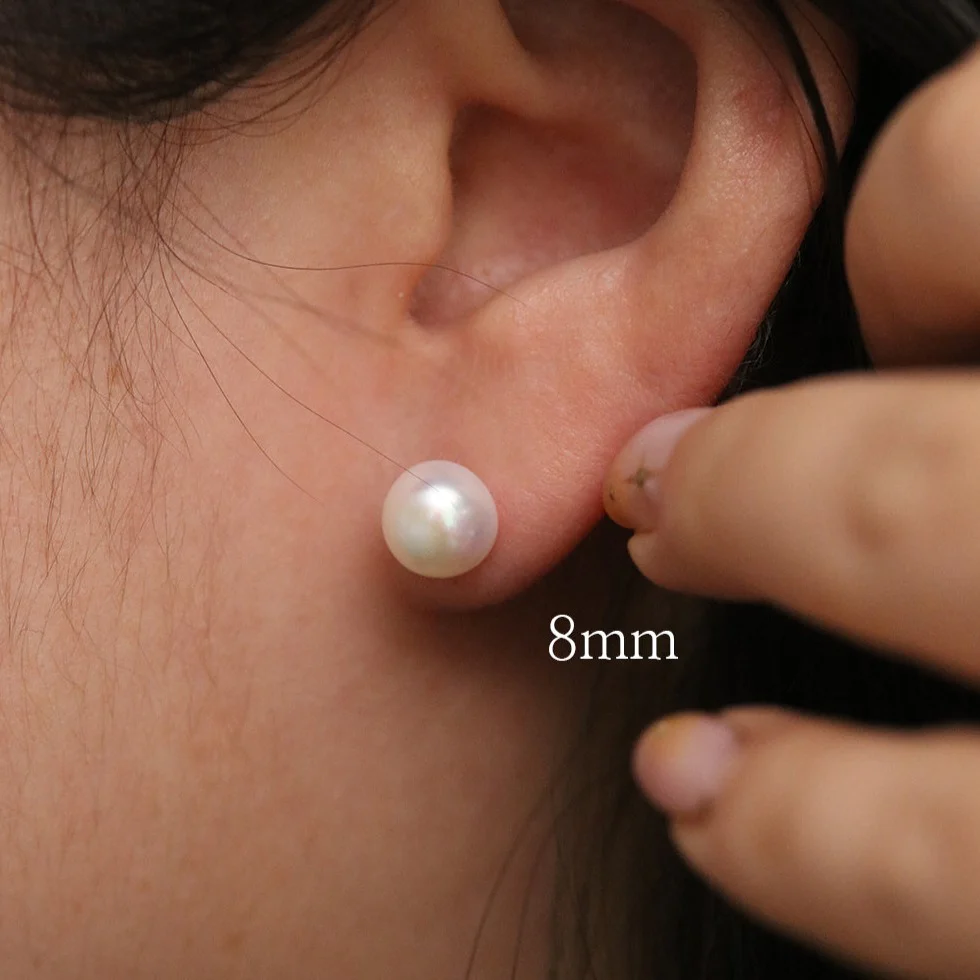 Fresh water pearl earrings (3 sizes) - Image 9