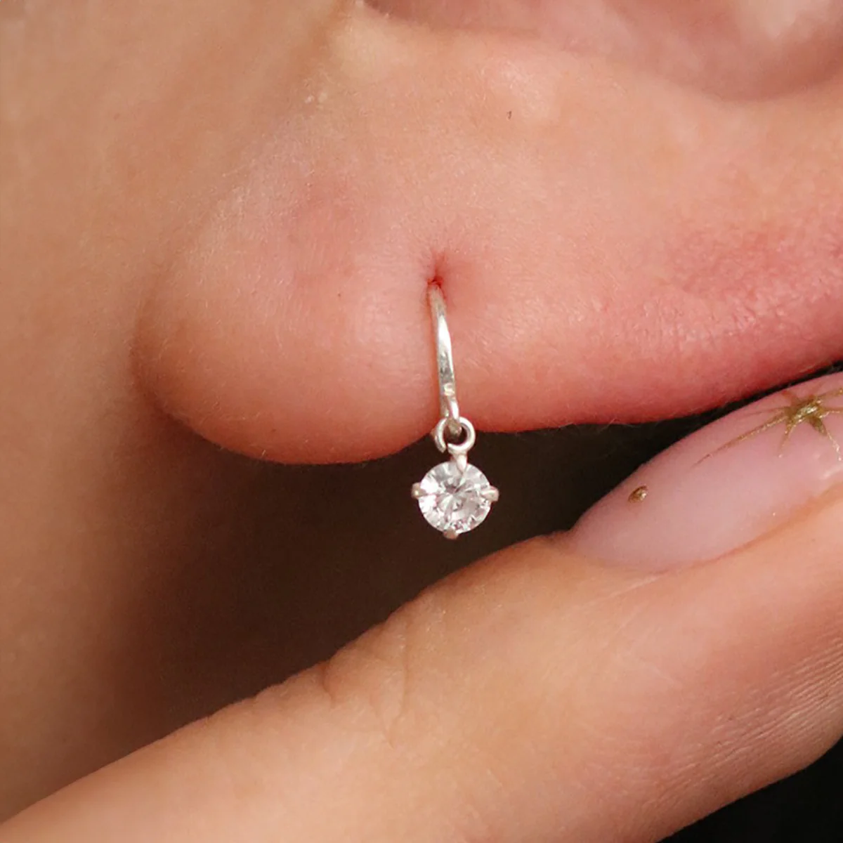 Cubic Charm Huggie Earring - Image 5