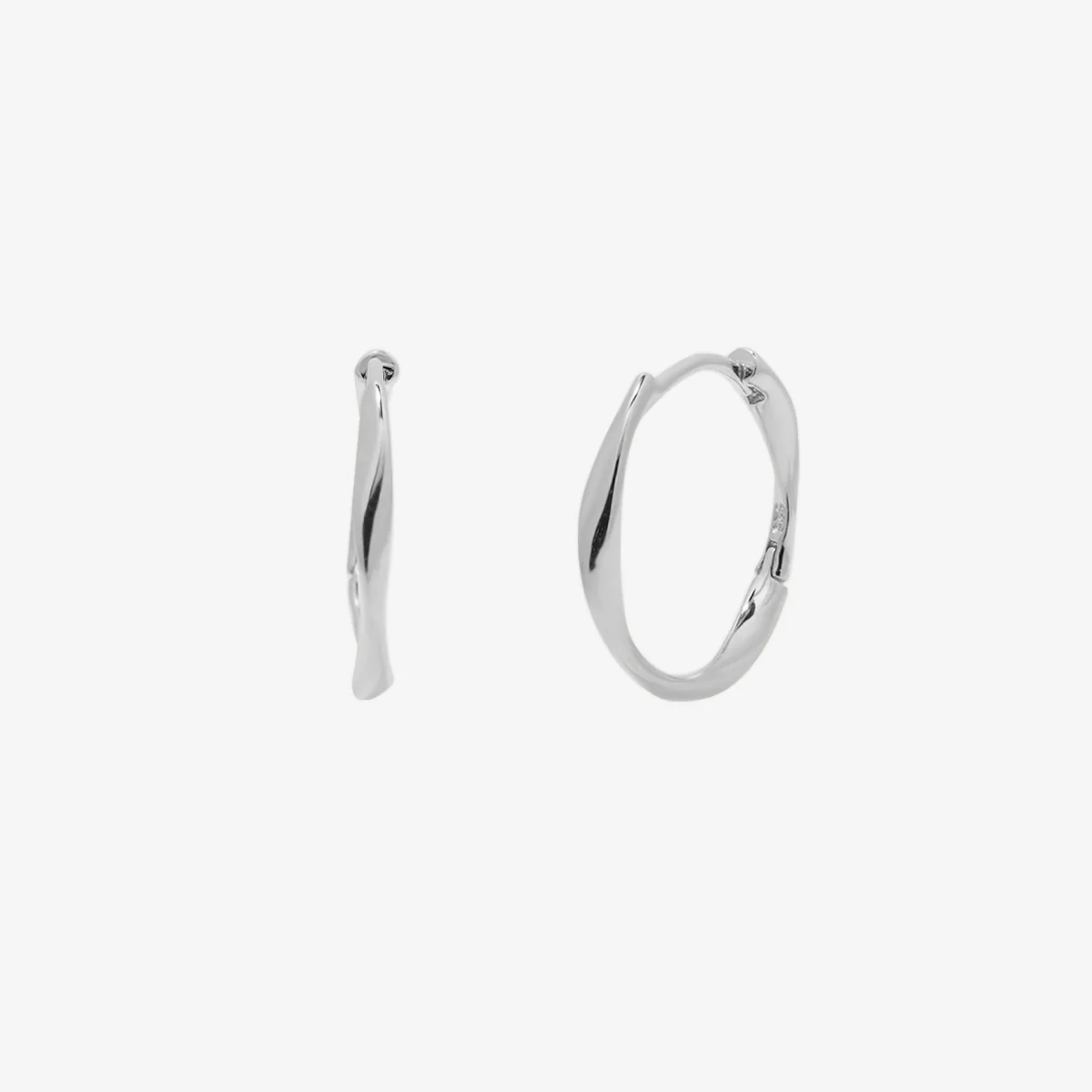 Twisted one-touch earrings - Image 8