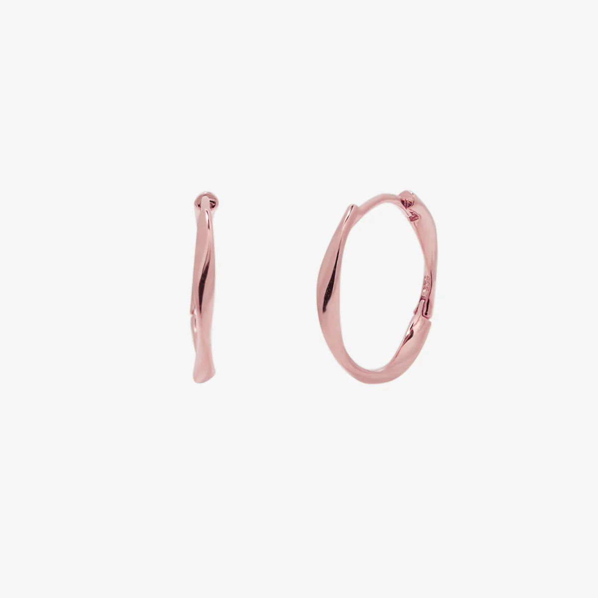 Twisted one-touch earrings - Image 9