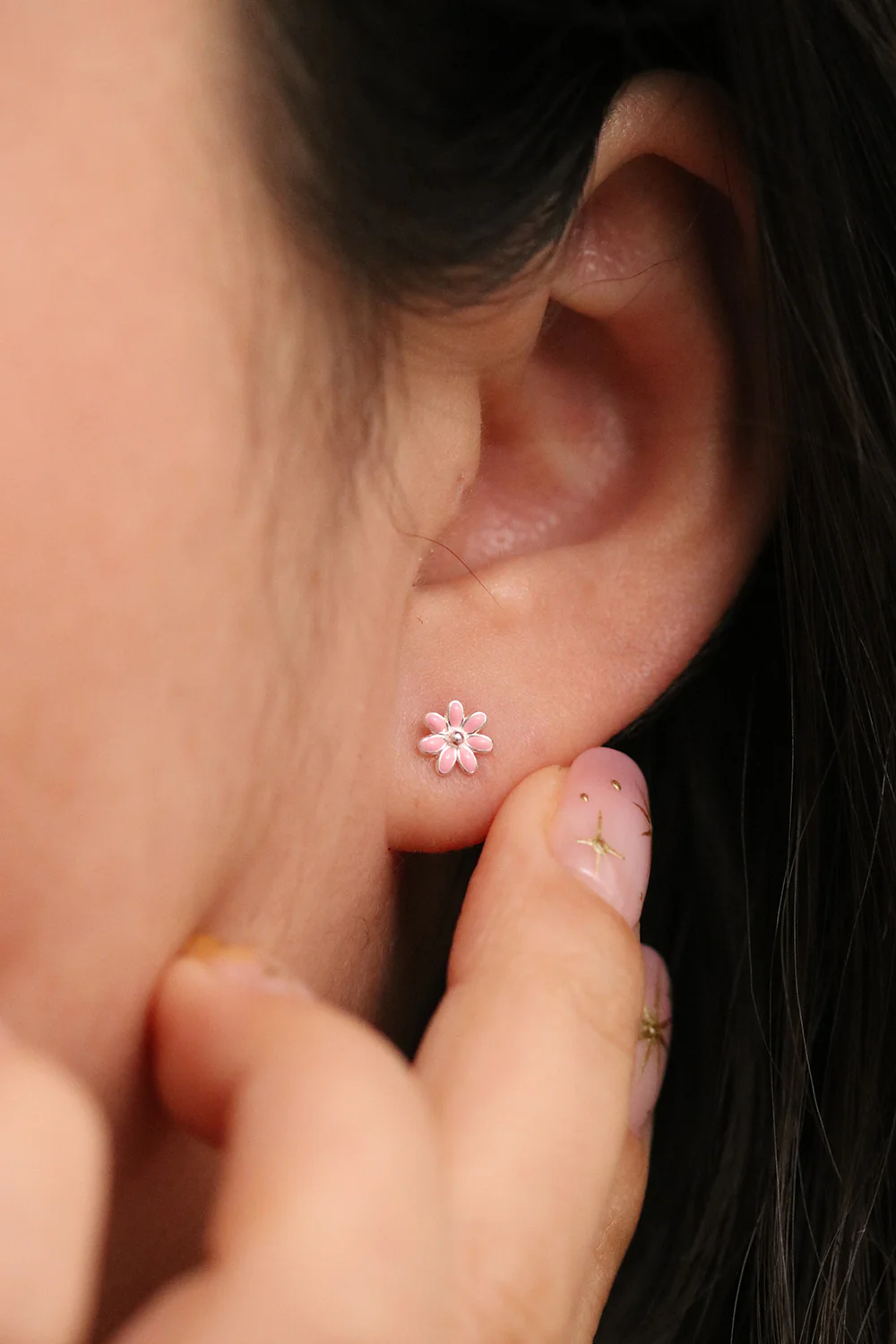 Colour daisy earirngs - Image 7