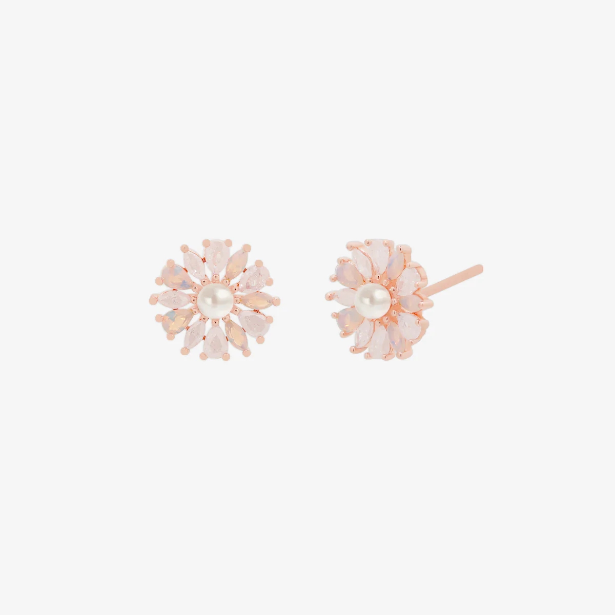 Daisy Pearl and Moonstone Earrings - Image 6