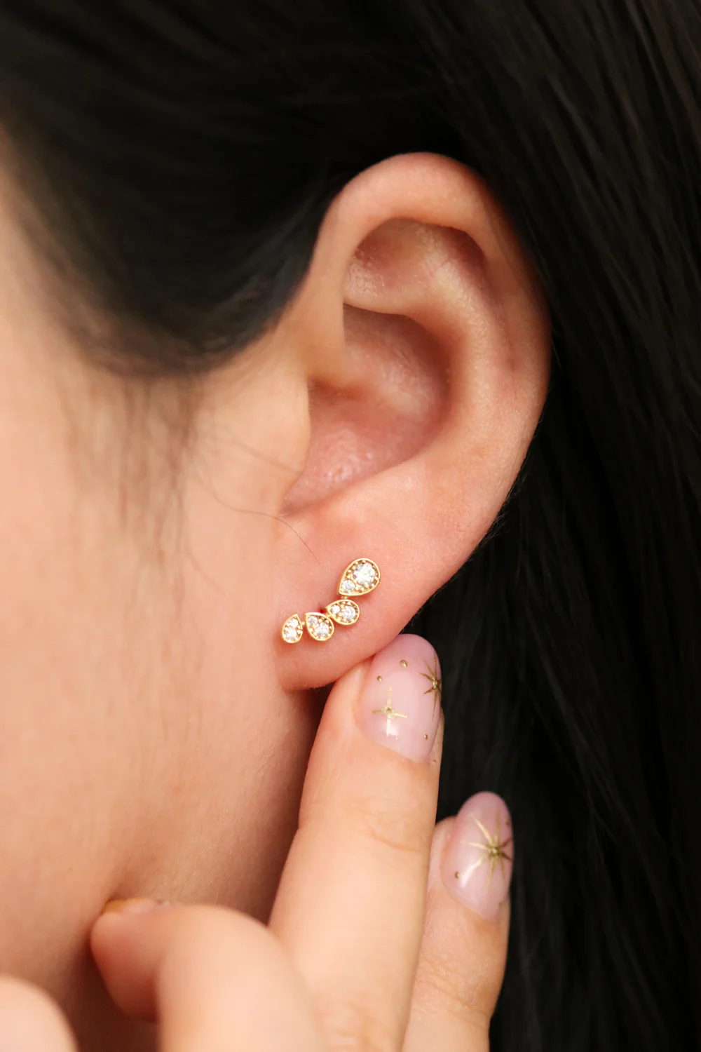 Tear Drop Wing Earrings - Image 3