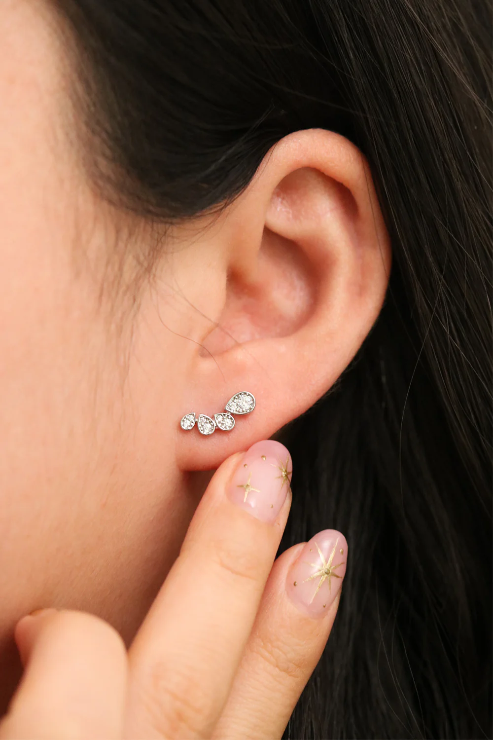 Tear Drop Wing Earrings - Image 4