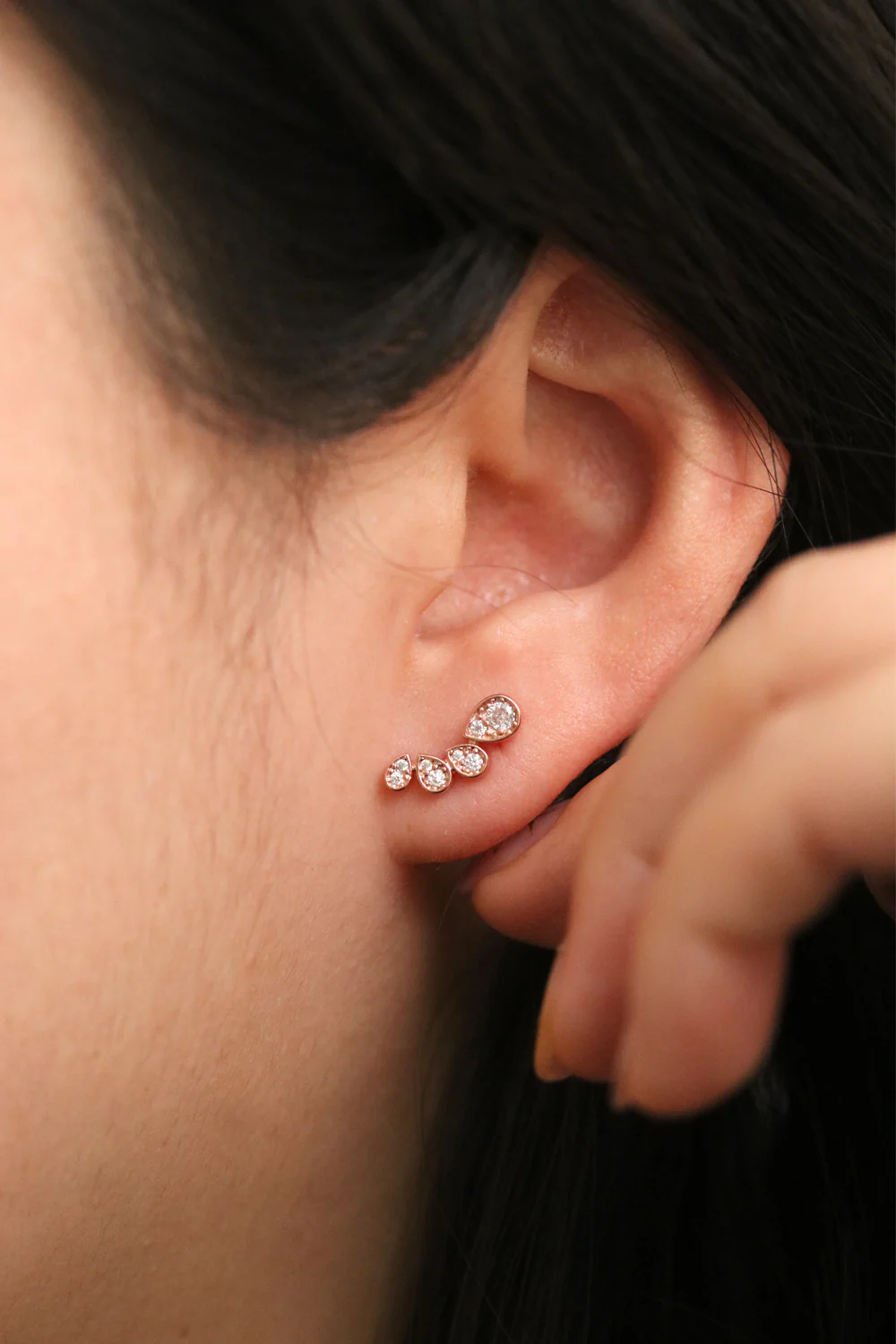 Tear Drop Wing Earrings - Image 5