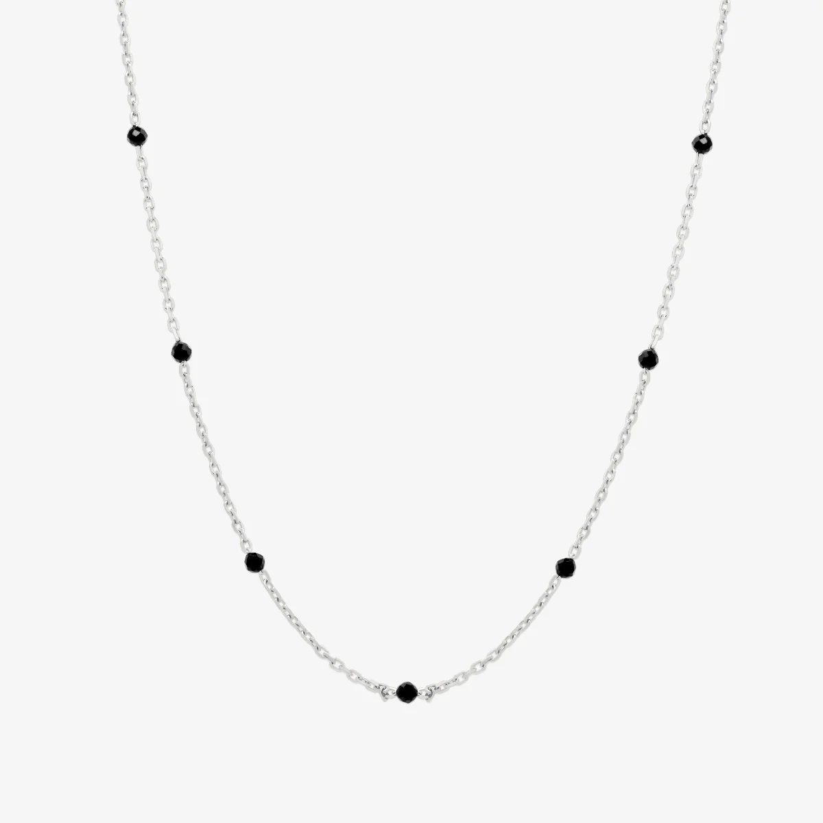 Black spinel relay necklace - Image 8