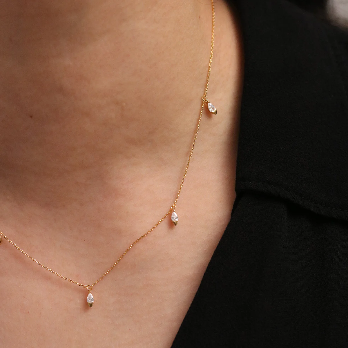 Dangle tear necklace - Image 3